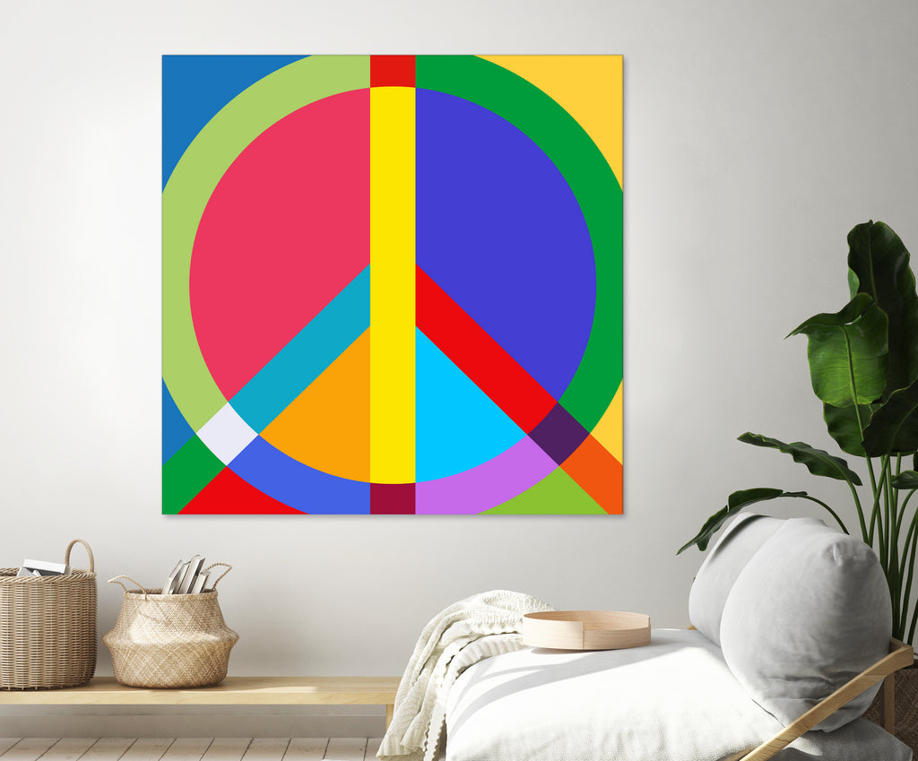 Peace, Love, Unity. by Philippe Intraligi on GIANT ART - red digital drawing