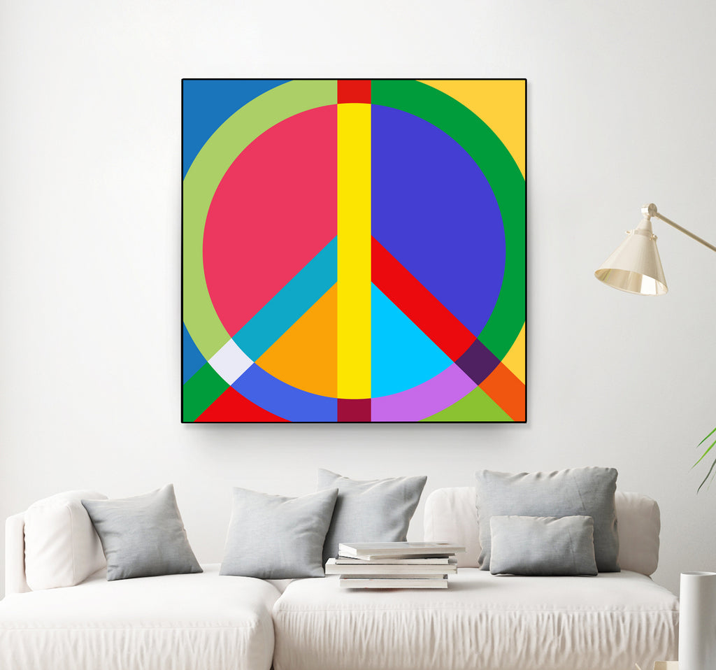 Peace, Love, Unity. by Philippe Intraligi on GIANT ART - red digital drawing