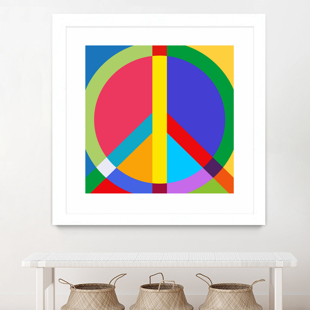 Peace, Love, Unity. by Philippe Intraligi on GIANT ART - red digital drawing