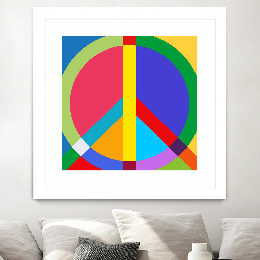 Peace, Love, Unity. by Philippe Intraligi on GIANT ART - red digital drawing