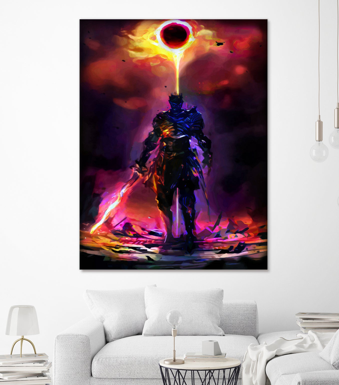 Soul of Cinder Dark Souls by Christian Velazquez on GIANT ART - black game design