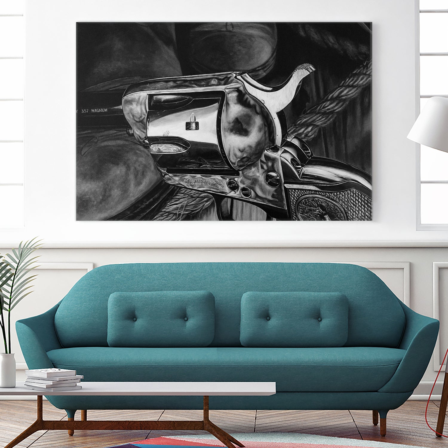 Wild West II B/W by João Bello on GIANT ART - black mixed media