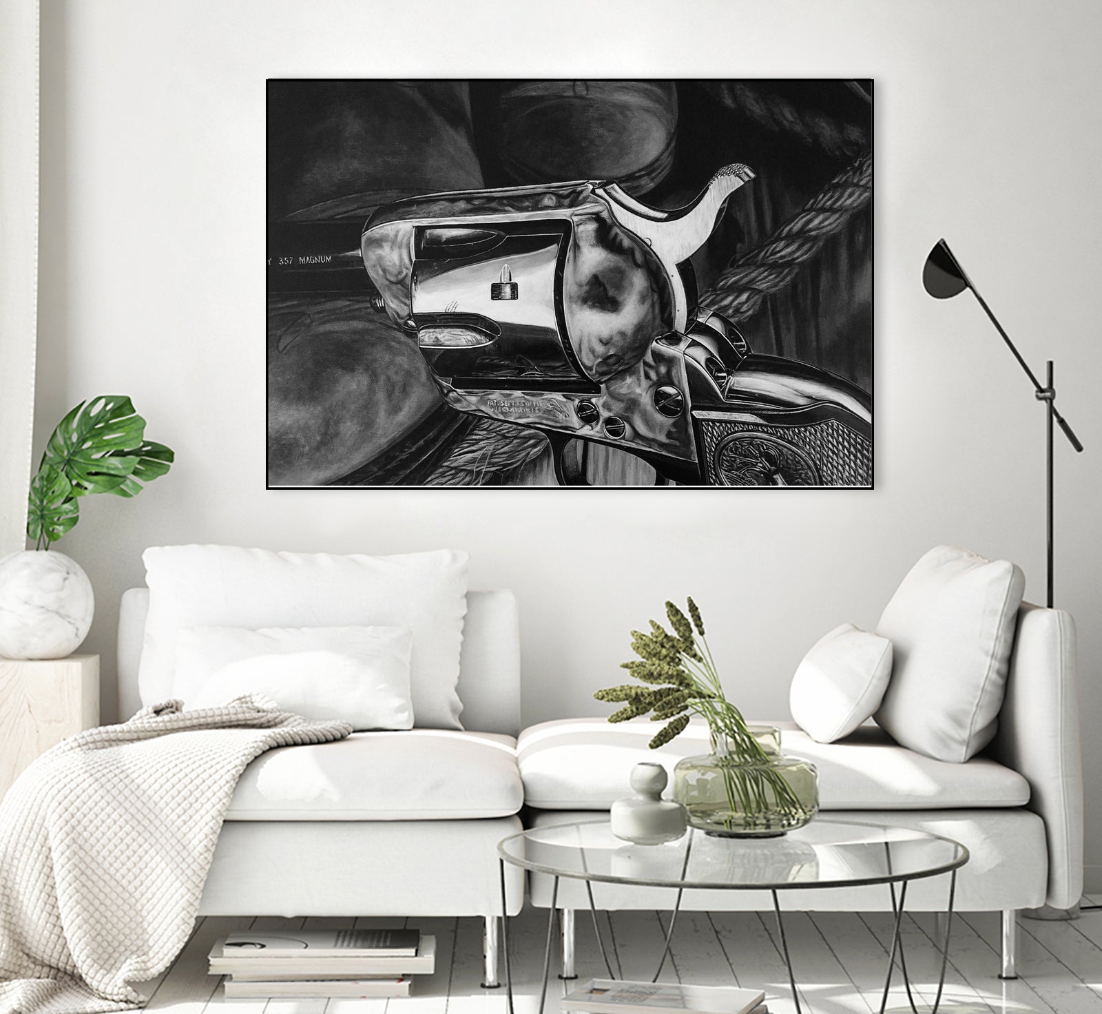 Wild West II B/W by João Bello on GIANT ART - black mixed media