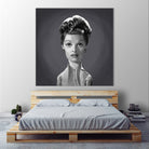 Lucille Ball by Rob Snow on GIANT ART - gray digital painting