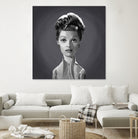 Lucille Ball by Rob Snow on GIANT ART - gray digital painting