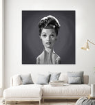 Lucille Ball by Rob Snow on GIANT ART - gray digital painting