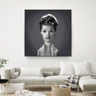 Lucille Ball by Rob Snow on GIANT ART - gray digital painting