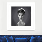 Lucille Ball by Rob Snow on GIANT ART - gray digital painting