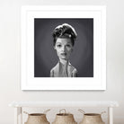 Lucille Ball by Rob Snow on GIANT ART - gray digital painting