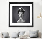 Lucille Ball by Rob Snow on GIANT ART - gray digital painting