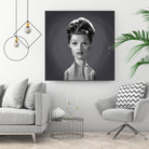 Lucille Ball by Rob Snow on GIANT ART - gray digital painting