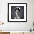 Lucille Ball by Rob Snow on GIANT ART - gray digital painting