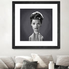 Lucille Ball by Rob Snow on GIANT ART - gray digital painting