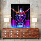 GunHead X by Christian Velazquez on GIANT ART - fuchsia game design