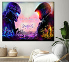 Halo Guardians retro by Christian Velazquez on GIANT ART - pink game design