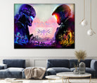 Halo Guardians retro by Christian Velazquez on GIANT ART - pink game design