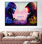 Halo Guardians retro by Christian Velazquez on GIANT ART - pink game design