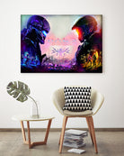 Halo Guardians retro by Christian Velazquez on GIANT ART - pink game design