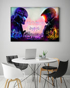 Halo Guardians retro by Christian Velazquez on GIANT ART - pink game design