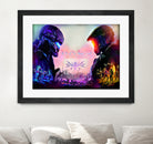 Halo Guardians retro by Christian Velazquez on GIANT ART - pink game design