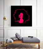 Diana Ross | Pop Art by William Cuccio on GIANT ART - pink digital painting