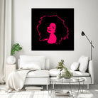 Diana Ross | Pop Art by William Cuccio on GIANT ART - pink digital painting