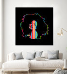 Diana Ross | Pop Art by William Cuccio on GIANT ART - black digital painting