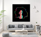 Diana Ross | Pop Art by William Cuccio on GIANT ART - black digital painting