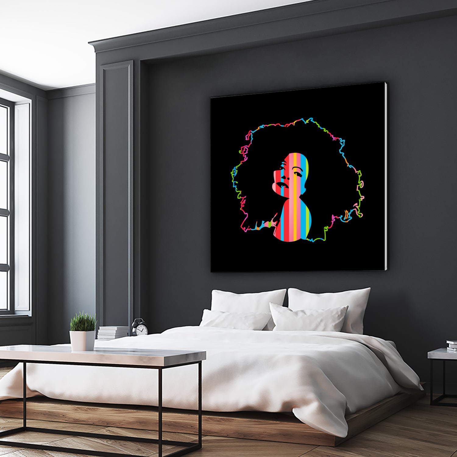 Diana Ross | Pop Art by William Cuccio on GIANT ART - black digital painting