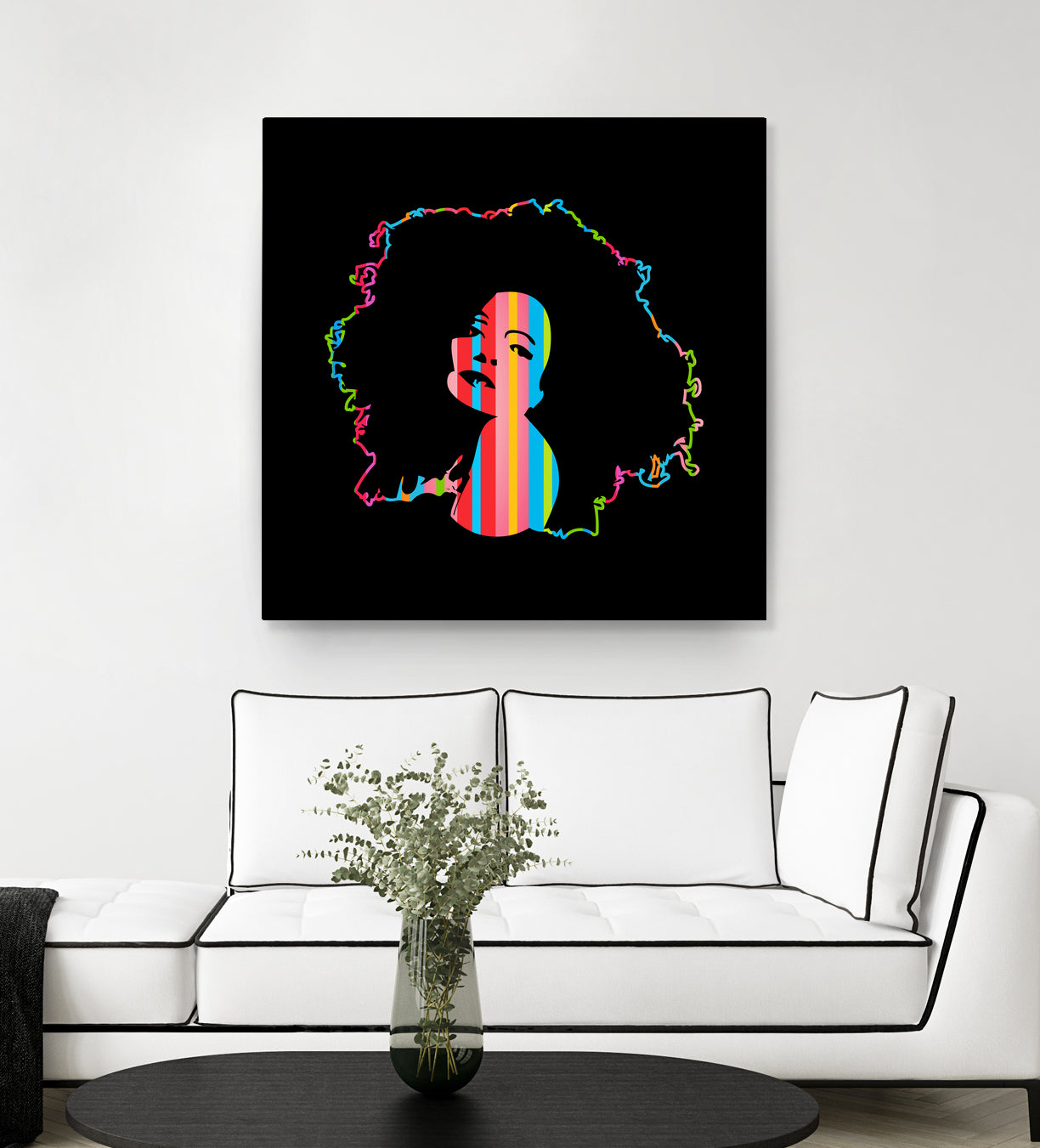 Diana Ross | Pop Art by William Cuccio on GIANT ART - black digital painting