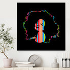 Diana Ross | Pop Art by William Cuccio on GIANT ART - black digital painting