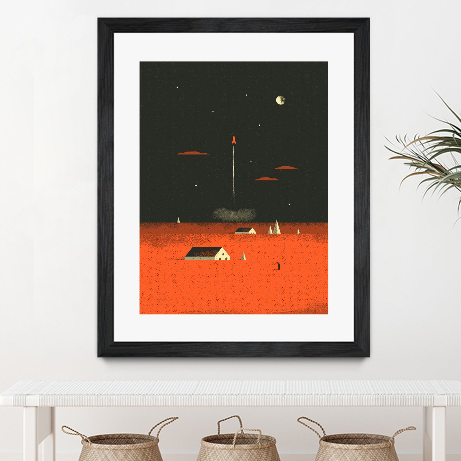 Bon voyage by Rene Hamann on GIANT ART - orange vector illustration