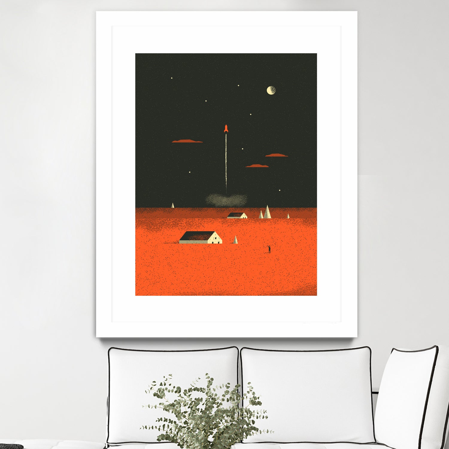 Bon voyage by Rene Hamann on GIANT ART - orange vector illustration