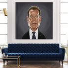 Arnold Schwarzenegger by Rob Snow on GIANT ART - gray digital painting