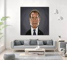 Arnold Schwarzenegger by Rob Snow on GIANT ART - gray digital painting