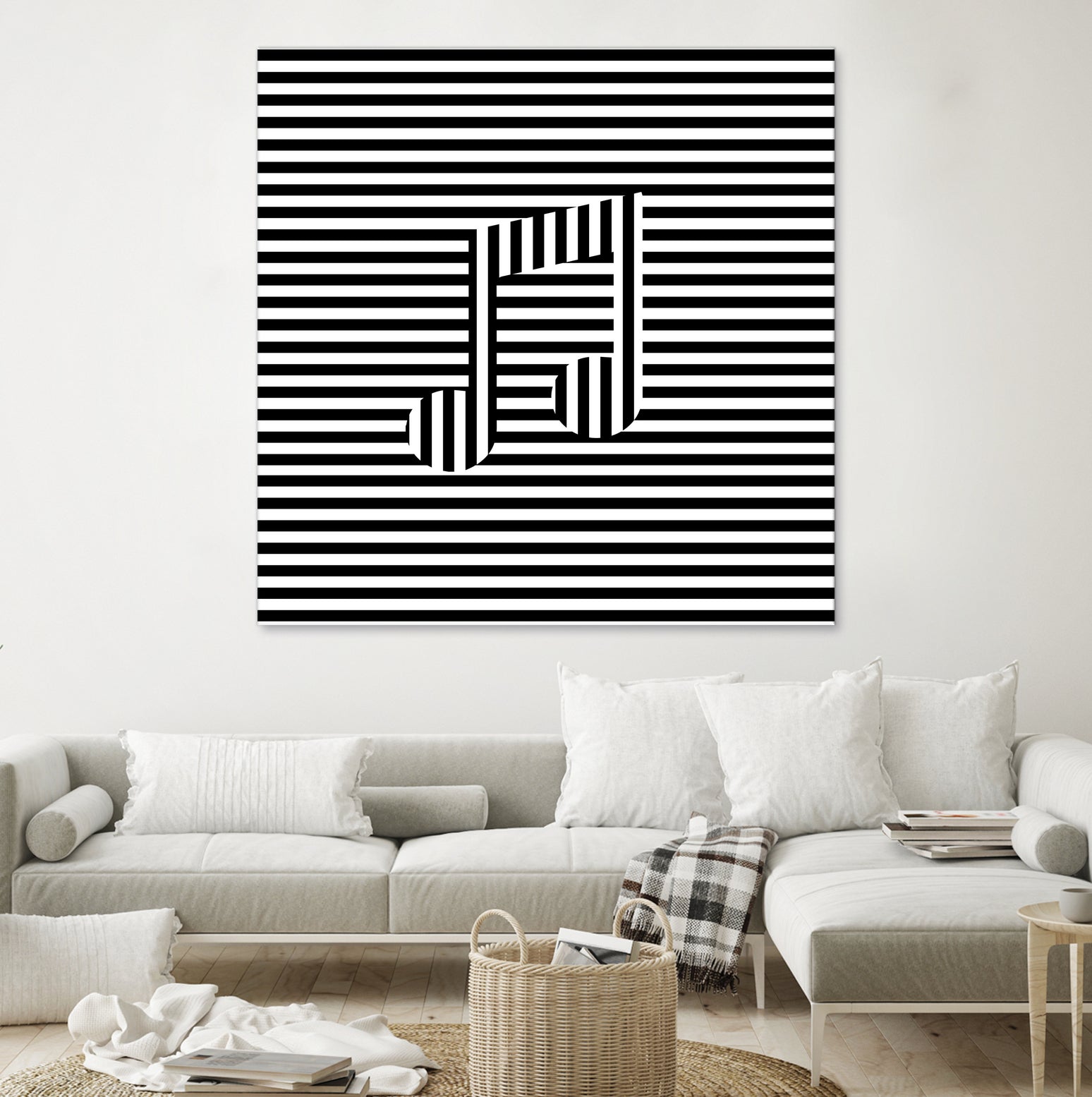 Music Note On Stripes by Georgi Zhelyazkov on GIANT ART - black vector illustration