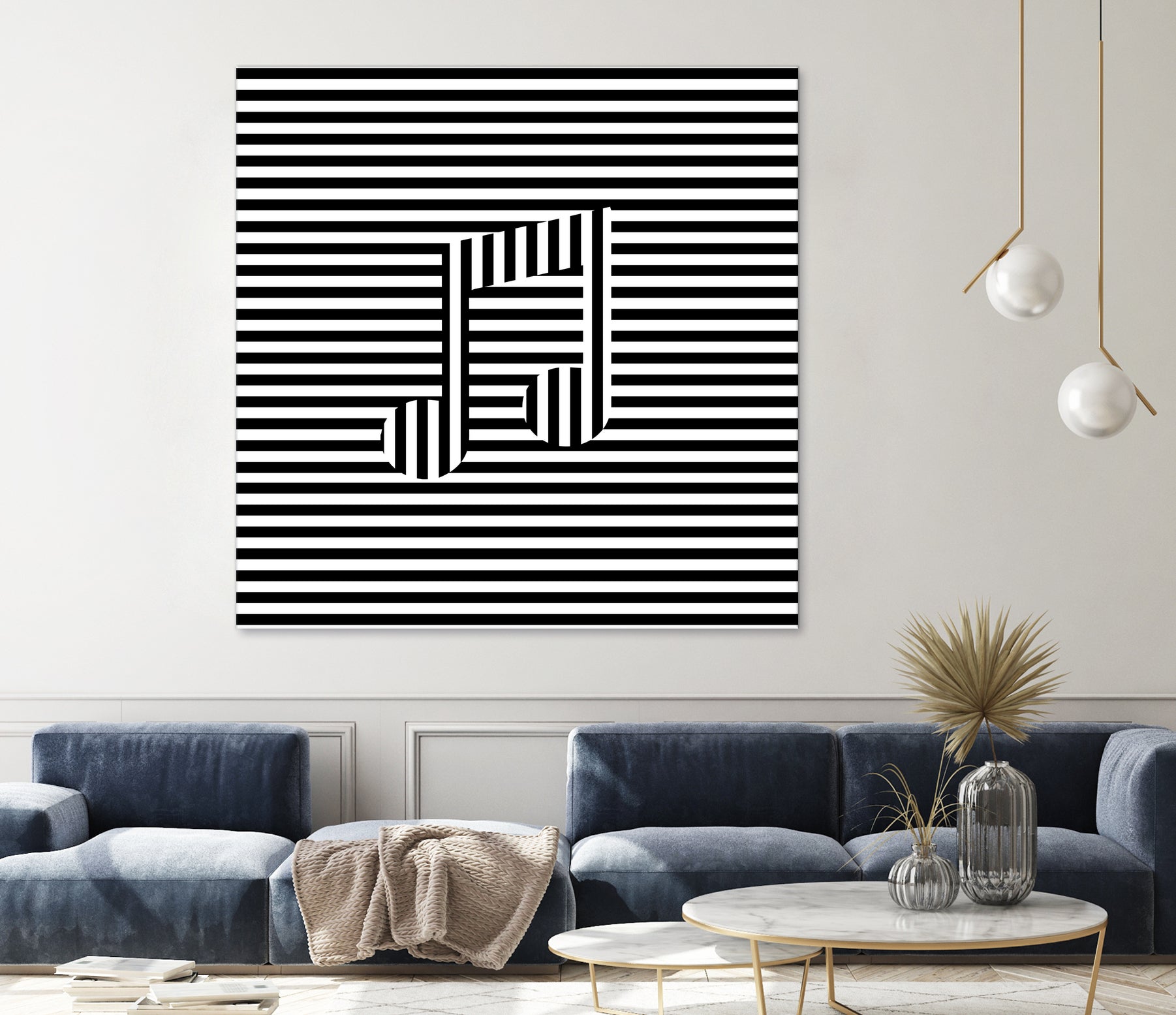 Music Note On Stripes by Georgi Zhelyazkov on GIANT ART - black vector illustration