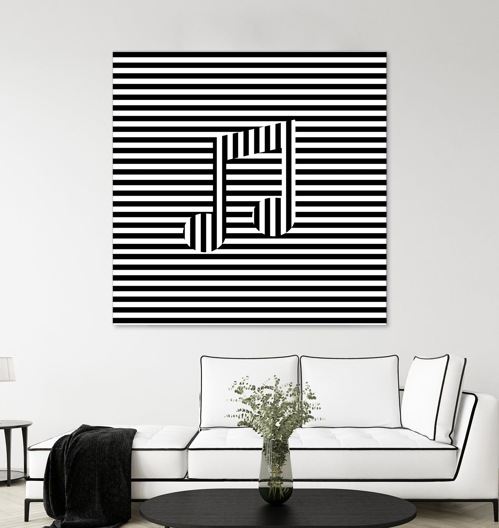 Music Note On Stripes by Georgi Zhelyazkov on GIANT ART - black vector illustration