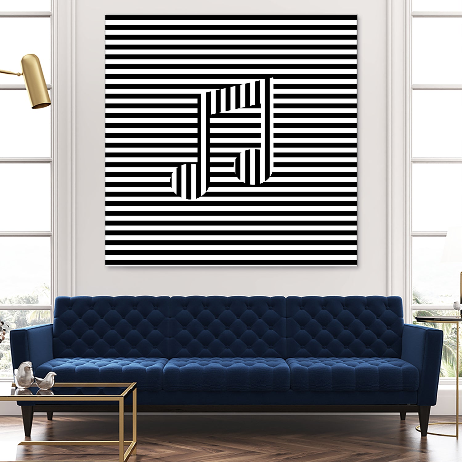 Music Note On Stripes by Georgi Zhelyazkov on GIANT ART - black vector illustration