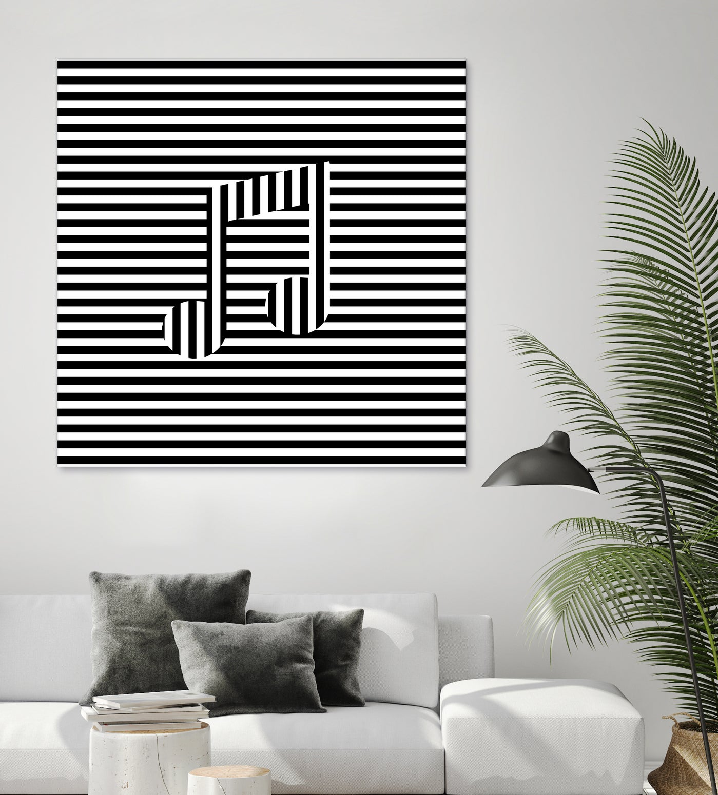 Music Note On Stripes by Georgi Zhelyazkov on GIANT ART - black vector illustration