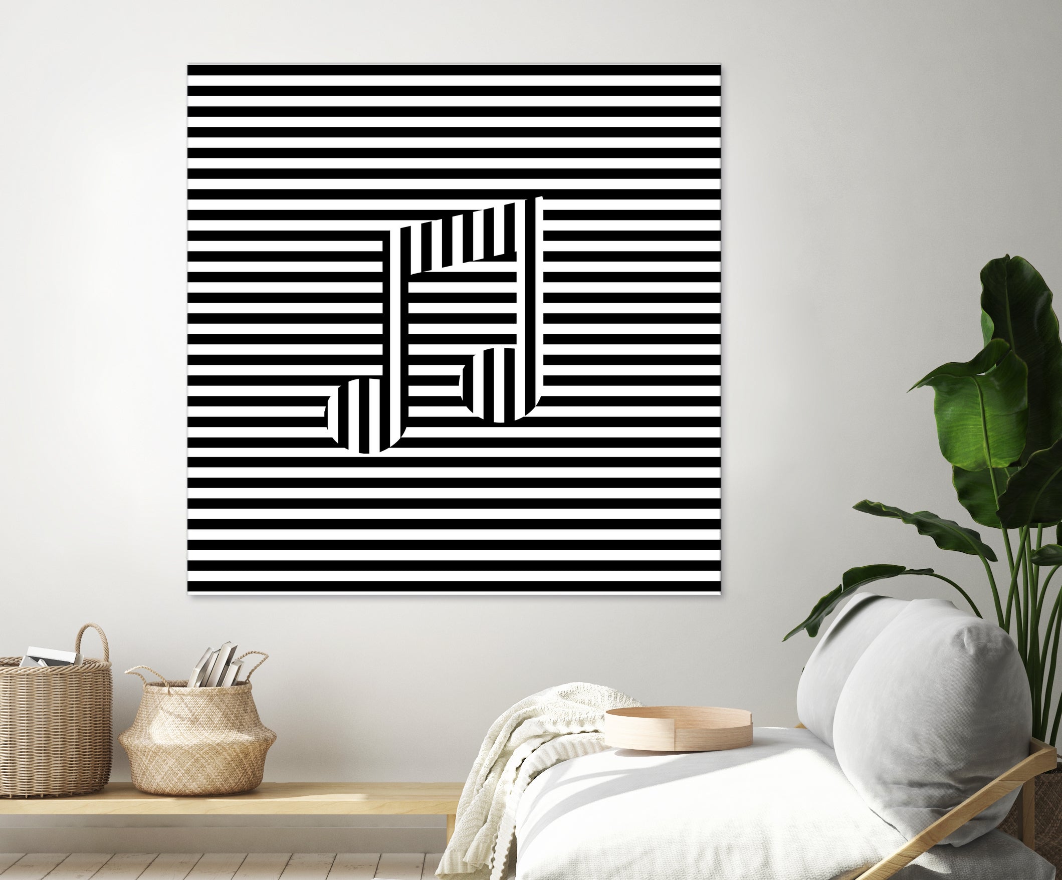 Music Note On Stripes by Georgi Zhelyazkov on GIANT ART - black vector illustration