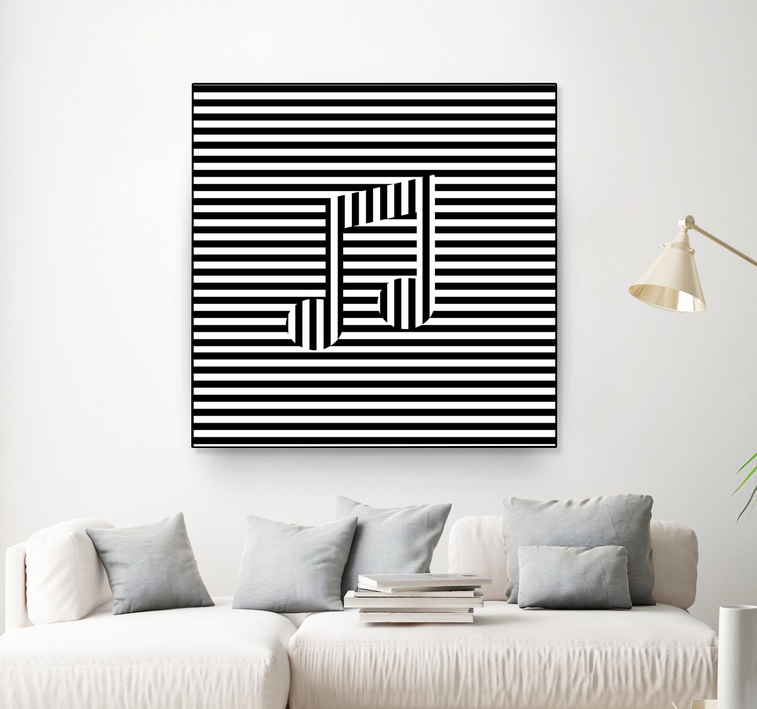 Music Note On Stripes by Georgi Zhelyazkov on GIANT ART - black vector illustration