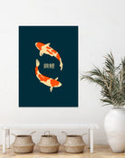 Koi by Rene Hamann on GIANT ART - orange character design