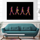 Beatles | Abbey Road | Pop Art by William Cuccio on GIANT ART - black digital painting