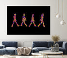 Beatles | Abbey Road | Pop Art by William Cuccio on GIANT ART - black digital painting