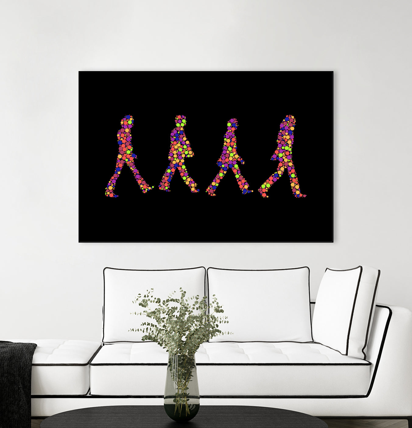 Beatles | Abbey Road | Pop Art by William Cuccio on GIANT ART - black digital painting