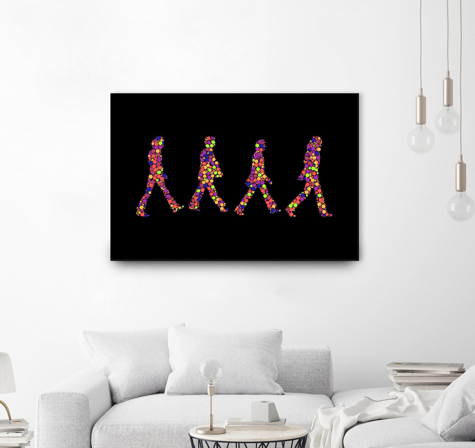 Beatles | Abbey Road | Pop Art by William Cuccio on GIANT ART - black digital painting