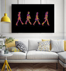 Beatles | Abbey Road | Pop Art by William Cuccio on GIANT ART - black digital painting