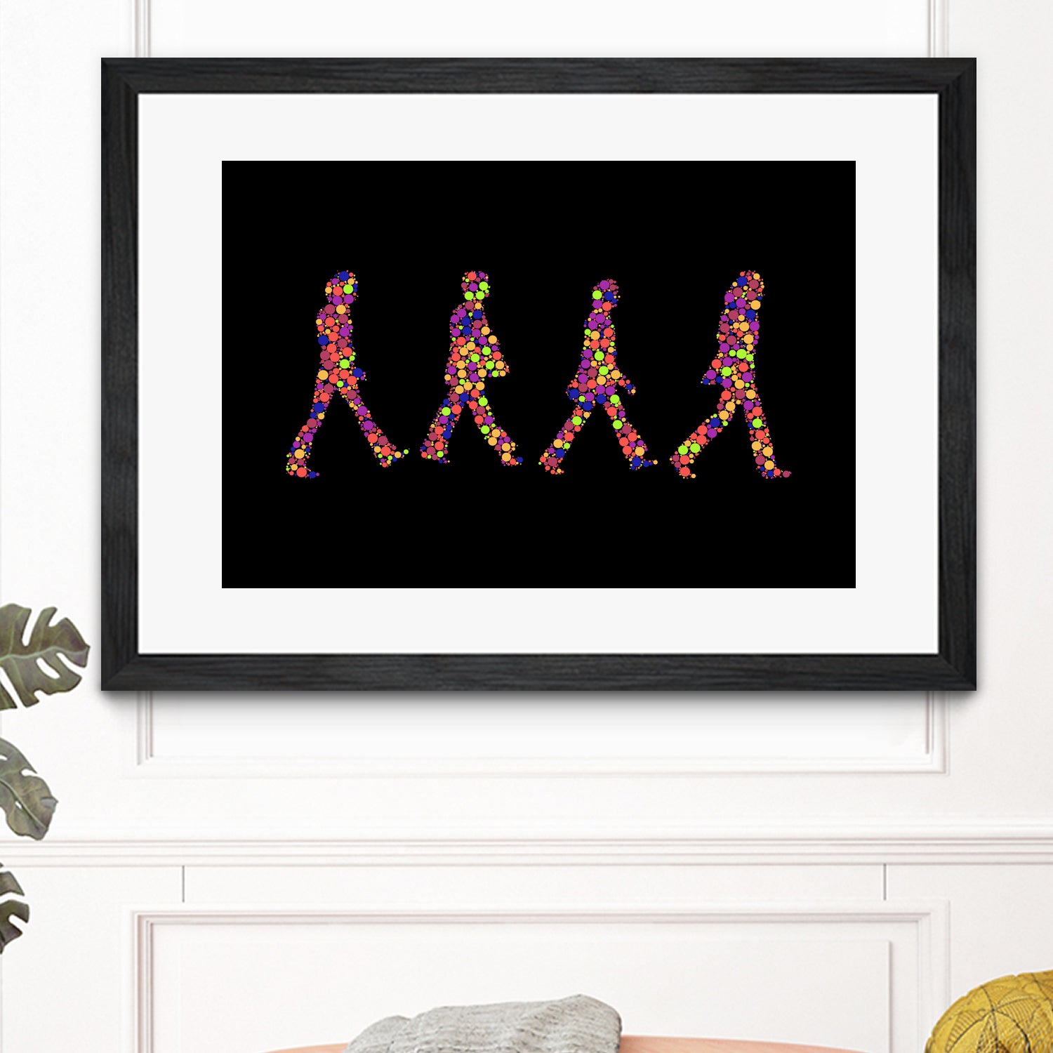 Beatles | Abbey Road | Pop Art by William Cuccio on GIANT ART - black digital painting