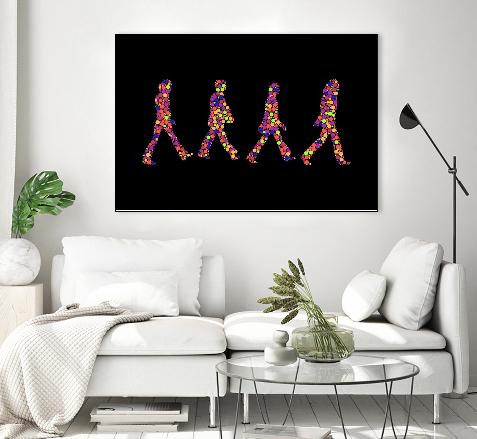 Beatles | Abbey Road | Pop Art by William Cuccio on GIANT ART - black digital painting